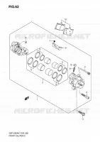 FRONT CALIPER for Suzuki BANDIT 1250 2009