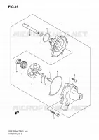 WATER PUMP for Suzuki BANDIT 1250 2009