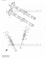 CAMSHAFT   VALVES for Suzuki BANDIT 1250 2011