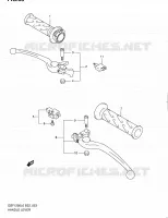 GRIPS & LEVERS (GSF1250AL0) for Suzuki BANDIT 1250 2011