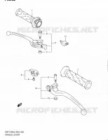 GRIPS & LEVERS (GSF1250L0) for Suzuki BANDIT 1250 2011