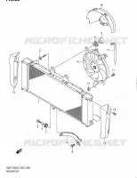 RADIATOR for Suzuki BANDIT 1250 2011