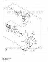 WATER PUMP for Suzuki BANDIT 1250 2011