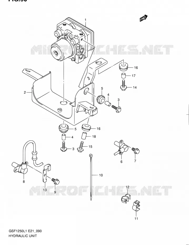 ABS SYSTEM (GSF1250AL1 E24) Suzuki MOTO 1250 BANDIT 2011  GSF1250L1