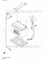 BATTERY (GSF1250AL0) for Suzuki BANDIT 1250 2010