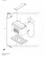 BATTERY (GSF1250L0) for Suzuki BANDIT 1250 2010