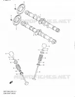 CAMSHAFT   VALVES for Suzuki BANDIT 1250 2010