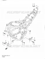 FRAME for Suzuki BANDIT 1250 2010