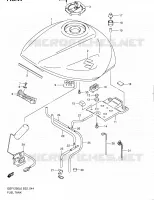 FUEL TANK for Suzuki BANDIT 1250 2010