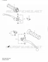 GRIPS & LEVERS (GSF1250AL0) for Suzuki BANDIT 1250 2010