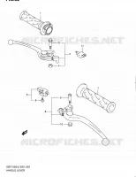 GRIPS & LEVERS (GSF1250L0) for Suzuki BANDIT 1250 2010