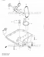 OIL PAN   OIL PUMP for Suzuki BANDIT 1250 2010