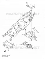 REAR FEDNER (GSF1250L0) for Suzuki BANDIT 1250 2010