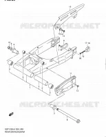 SWINGARM for Suzuki BANDIT 1250 2010