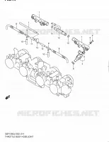 THROTTLE BODY for Suzuki BANDIT 1250 2010