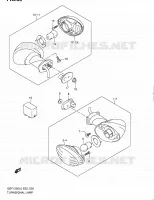 TJRN SIGNAL LAMP (E02/E19) for Suzuki BANDIT 1250 2010