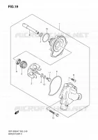 WATER PUMP for Suzuki BANDIT 1250 2007
