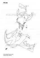 FAIRING INSTALLATION PARTS for Suzuki BANDIT 1250 2007