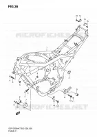FRAME (MODEL K7/K8) for Suzuki BANDIT 1250 2007