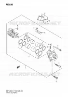 FRONT CALIPER for Suzuki BANDIT 1250 2007