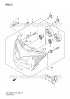HEAD LAMP for Suzuki BANDIT 1250 2007