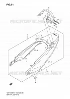 REAR FAIRING for Suzuki BANDIT 1250 2007