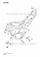 FRAME (MODEL K9) for Suzuki BANDIT 1250 2009
