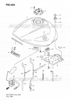 FUEL TANK (MODEL K9) for Suzuki BANDIT 1250 2009