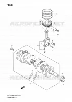 CRANKSHAFT for Suzuki BANDIT 1250 2007