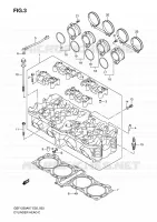 CYLINDER HEAD for Suzuki BANDIT 1250 2007