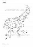 FRAME (MODEL K7/K8) for Suzuki BANDIT 1250 2007