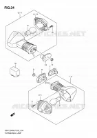 TJRN SIGNAL LAMP for Suzuki BANDIT 1250 2007