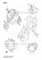 CRACKCASE COVER for Suzuki BANDIT 1250 2007