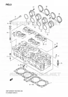 CYLINDER HEAD for Suzuki BANDIT 1250 2007