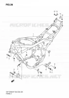 FRAME (MODEL K7/K8) for Suzuki BANDIT 1250 2007
