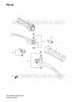 HANDGRIPS   LEVERS  for Suzuki BANDIT 1250 2007