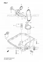 OIL PAN   OIL PUMP for Suzuki BANDIT 1250 2007