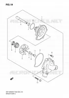 WATER PUMP for Suzuki BANDIT 1250 2007