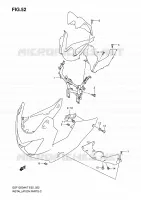 FAIRING INSTALLATION PARTS (GSF1250S/SA) for Suzuki BANDIT 1250 2009