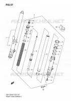 FRONT FORK for Suzuki BANDIT 1250 2009