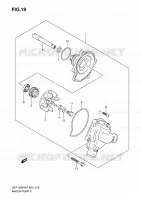 WATER PUMP for Suzuki BANDIT 1250 2009