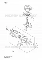 CRANKSHAFT for Suzuki BANDIT 1250 2009