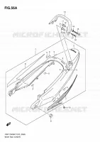 REAR FAIRING (GSF1250SAZK9) for Suzuki BANDIT 1250 2009