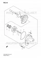 WATER PUMP for Suzuki BANDIT 1250 2009