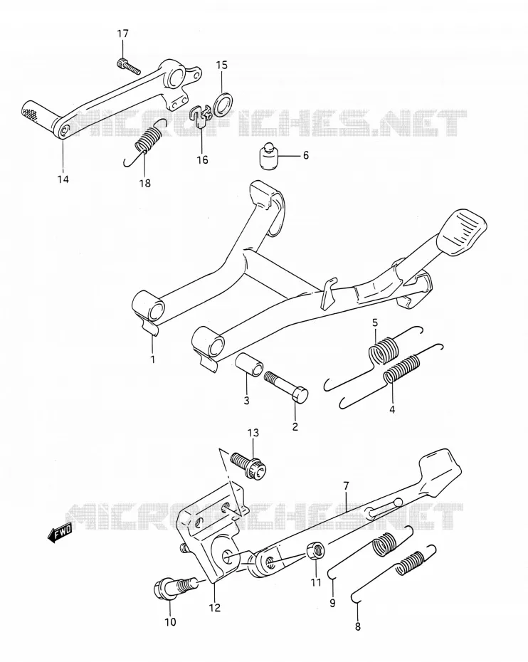 STAND Suzuki MOTO 400 BANDIT 1991  GSF400 M (E03,E28,E33)