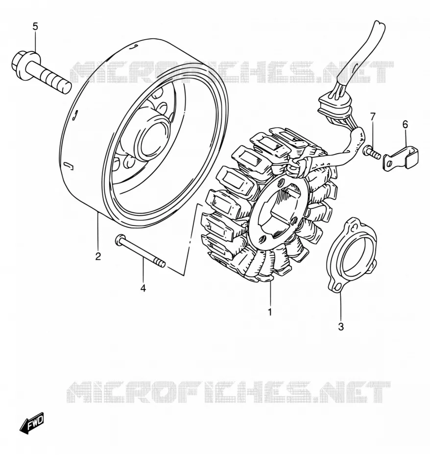 ALTERNATOR Suzuki MOTO 400 BANDIT 1997  GSF400VV