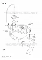 FUEL TANK for Suzuki RM-Z 250 2011