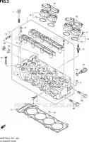 CYLINDER HEAD for Suzuki GSR 750 2013