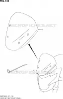 WINDSCREEN (OPTIONAL) for Suzuki GSR 750 2013