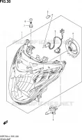 HEAD LAMP for Suzuki GSR 750 2014